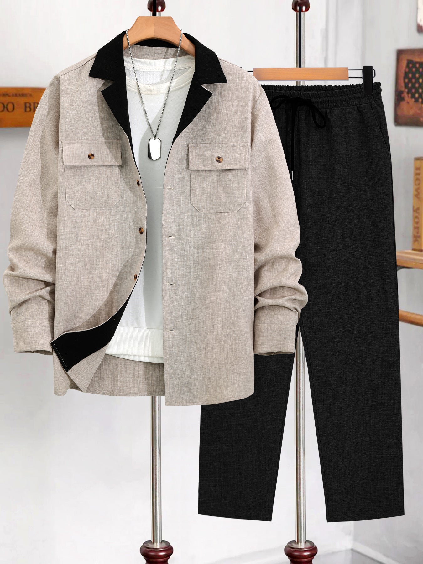 Ensemble Costume Décontracté Homme - Veste et Pantalon Créatif - SADJÉ