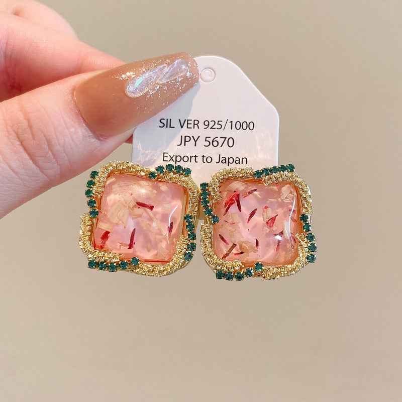 Boucles d'Oreilles Fleurs Colorées – Acrylique 7 Designs - SADJÉ