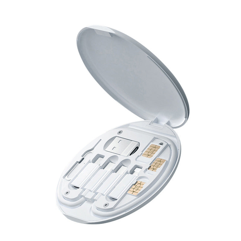 Câble de Chargement Rapide 60W Multifonction avec Boîtier de Rangement - 3 en 1 - SADJÉ