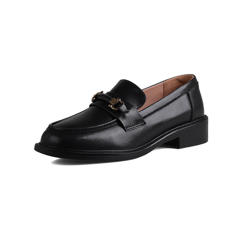 Escarpins Femme Cuir Véritable - Style Rétro Britannique - SADJÉ