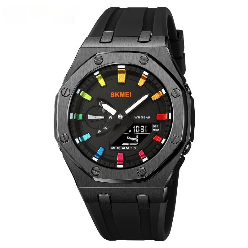 Montre Sport Électronique Étanche 100g - LED Lumineuse Multifonction 5 Alarmes SADJÉ - SADJÉ