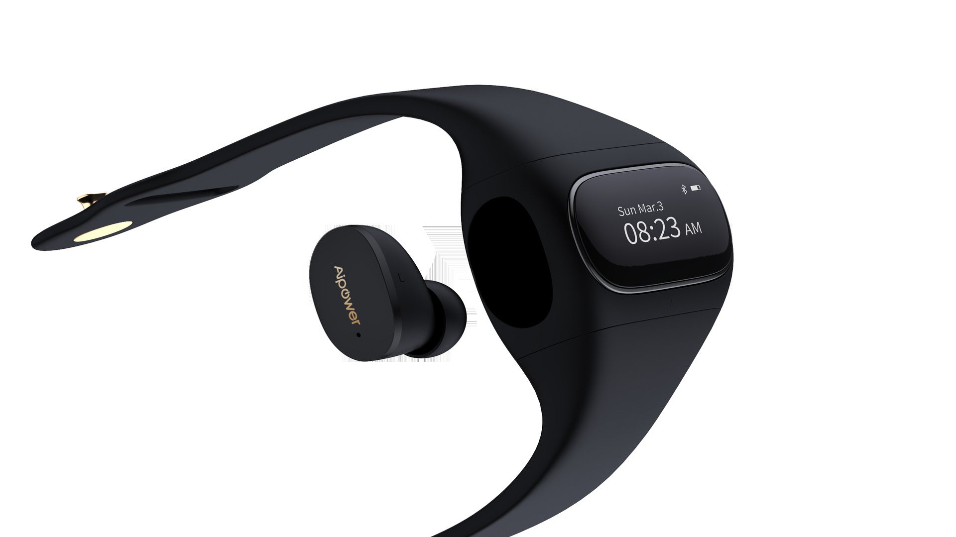 Bracelet Écouteurs Sans Fil 2 en 1 Bluetooth 5.0 457g - SADJÉ