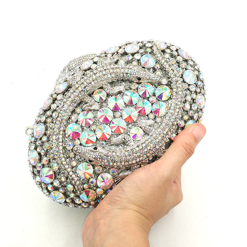 Clutch Sac à Main de Soirée Strass - Pochette Bijoux Femme - SADJÉ