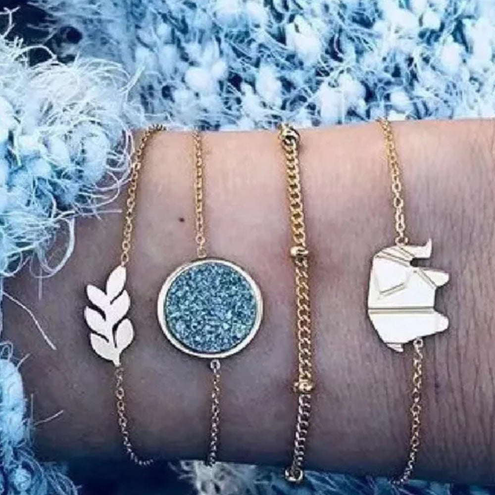 Ensemble Bracelets Bohèmes – Perles Naturelles Vintage - SADJÉ