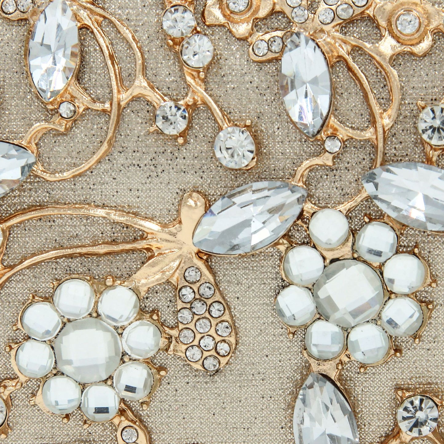 Sac à Main Strass Style Oriental 450g - Chaîne Poignée - SADJÉ