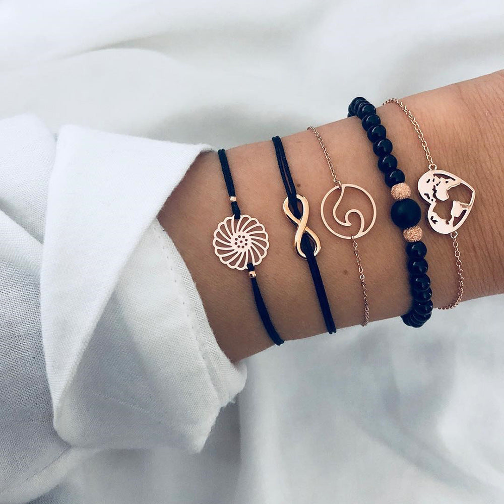 Ensemble Bracelets Bohèmes – Perles Naturelles Vintage - SADJÉ