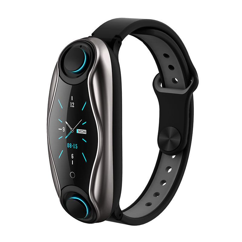 Bracelet Connecté Bluetooth avec Écouteur Intégré - Smartwatch 2-en-1 - SADJÉ