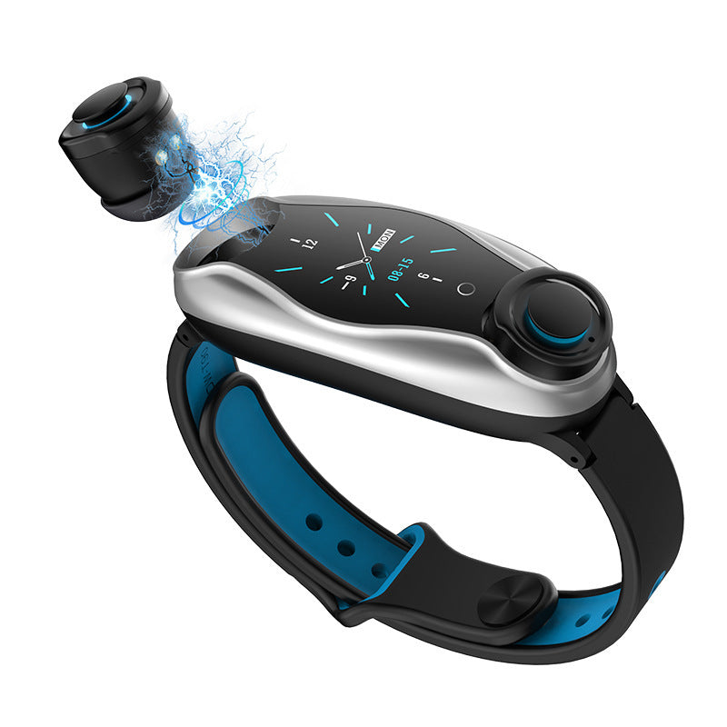 Bracelet Connecté Bluetooth avec Écouteur Intégré - Smartwatch 2-en-1 - SADJÉ