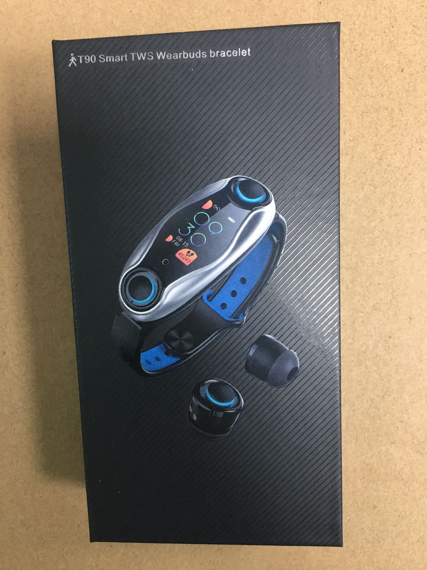 Bracelet Connecté Bluetooth avec Écouteur Intégré - Smartwatch 2-en-1 - SADJÉ