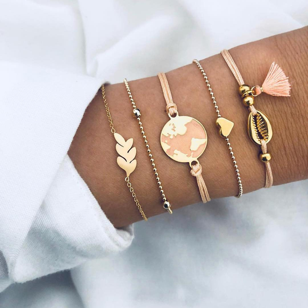 Ensemble Bracelets Bohèmes – Perles Naturelles Vintage - SADJÉ