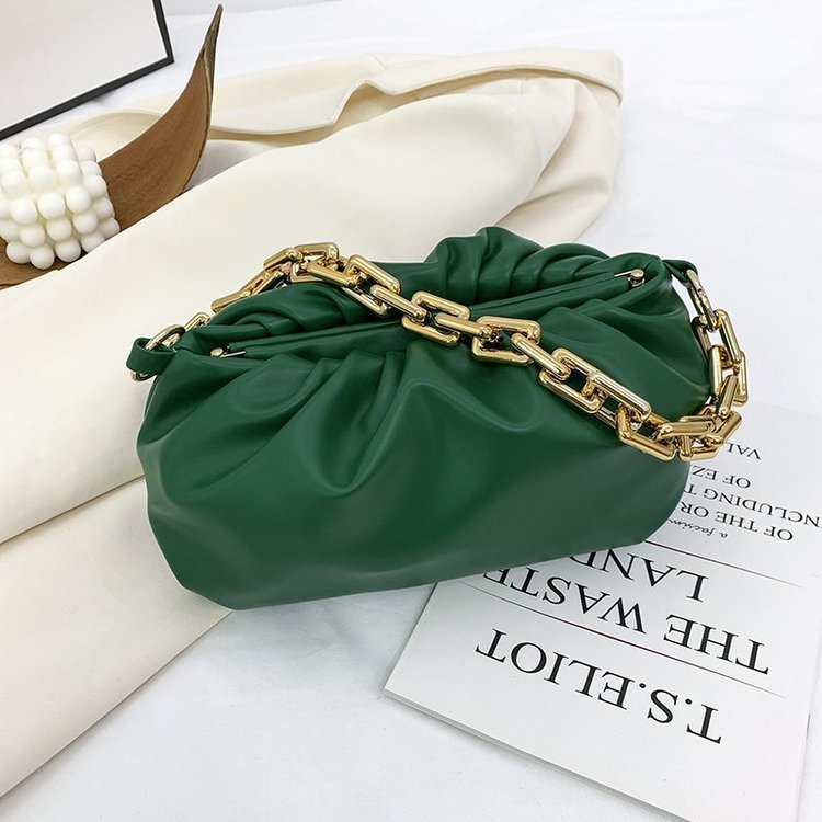 Sac à Main Nuage Peluche – Style Coréen Chaîne Dorée - SADJÉ