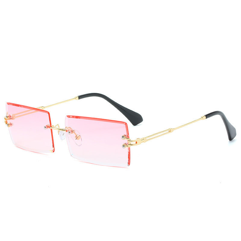 Lunettes Rectangle Sans Cadre Femme Alliage 56g - SADJÉ