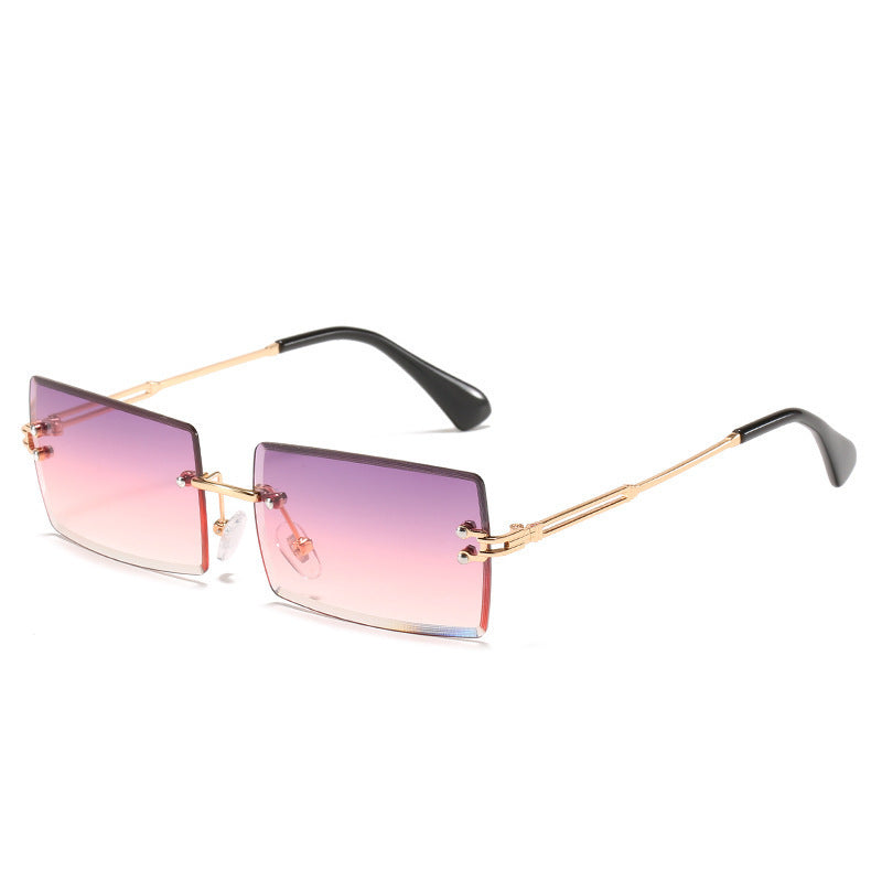 Lunettes Rectangle Sans Cadre Femme Alliage 56g - SADJÉ