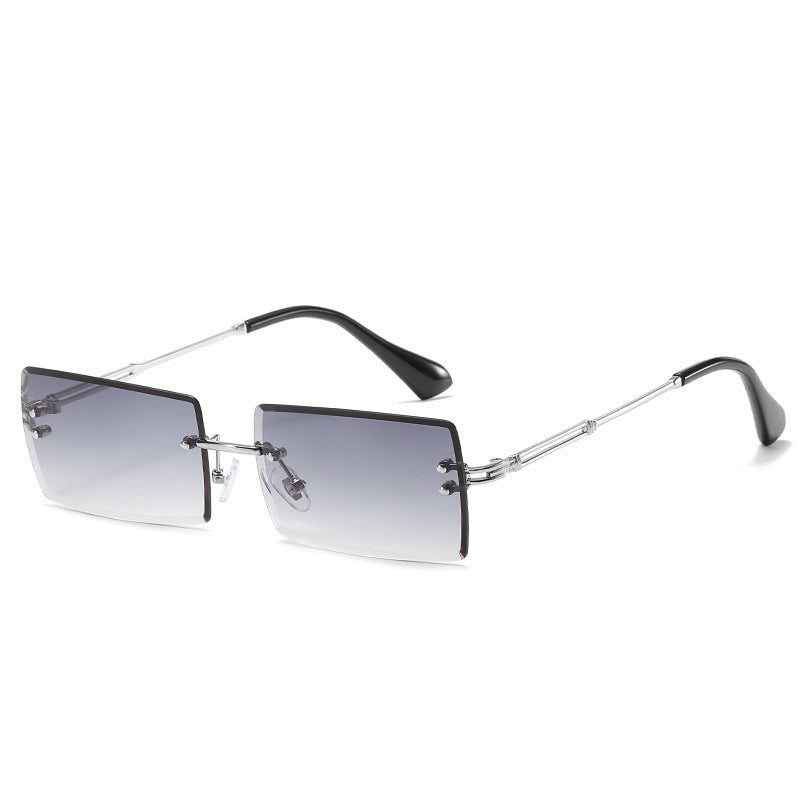 Lunettes Rectangle Sans Cadre Femme Alliage 56g - SADJÉ