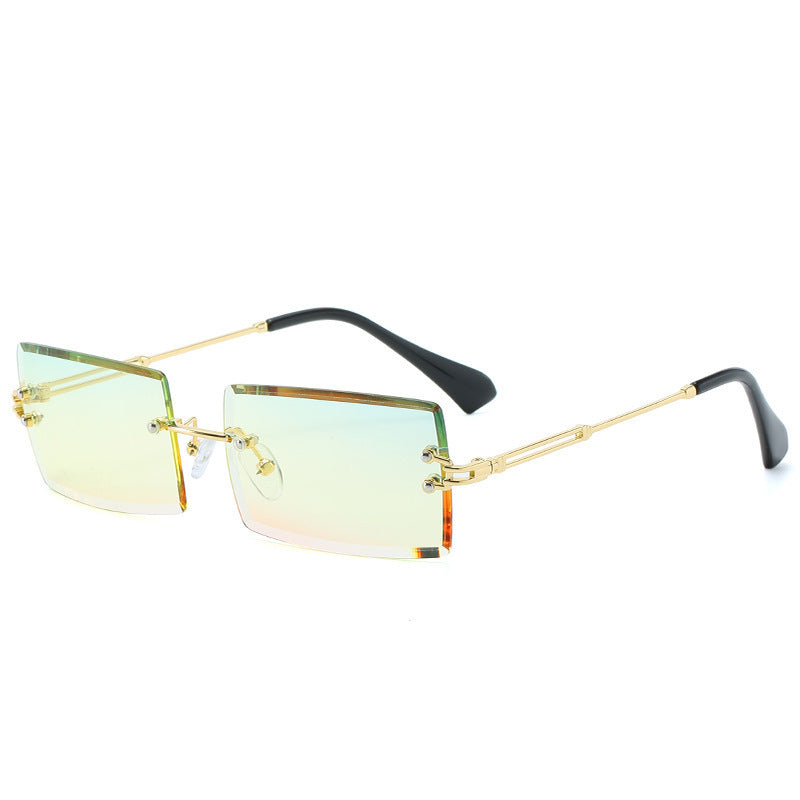 Lunettes Rectangle Sans Cadre Femme Alliage 56g - SADJÉ