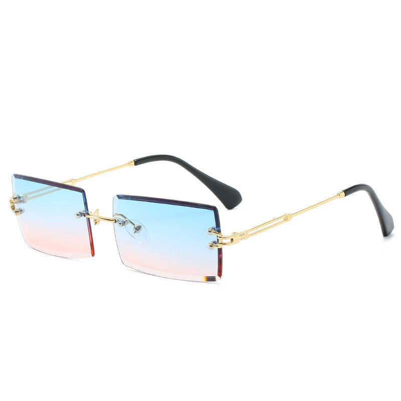 Lunettes Rectangle Sans Cadre Femme Alliage 56g - SADJÉ