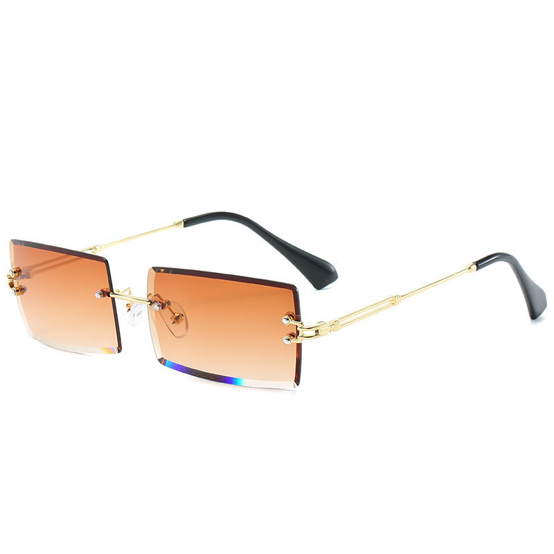 Lunettes Rectangle Sans Cadre Femme Alliage 56g - SADJÉ