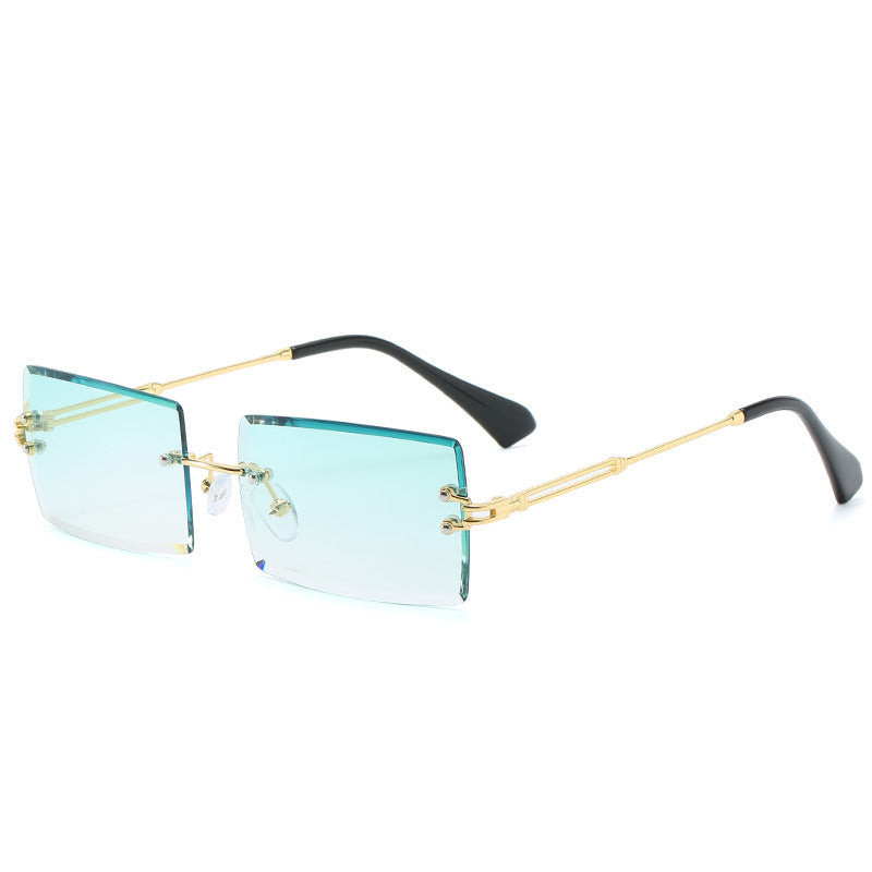 Lunettes Rectangle Sans Cadre Femme Alliage 56g - SADJÉ