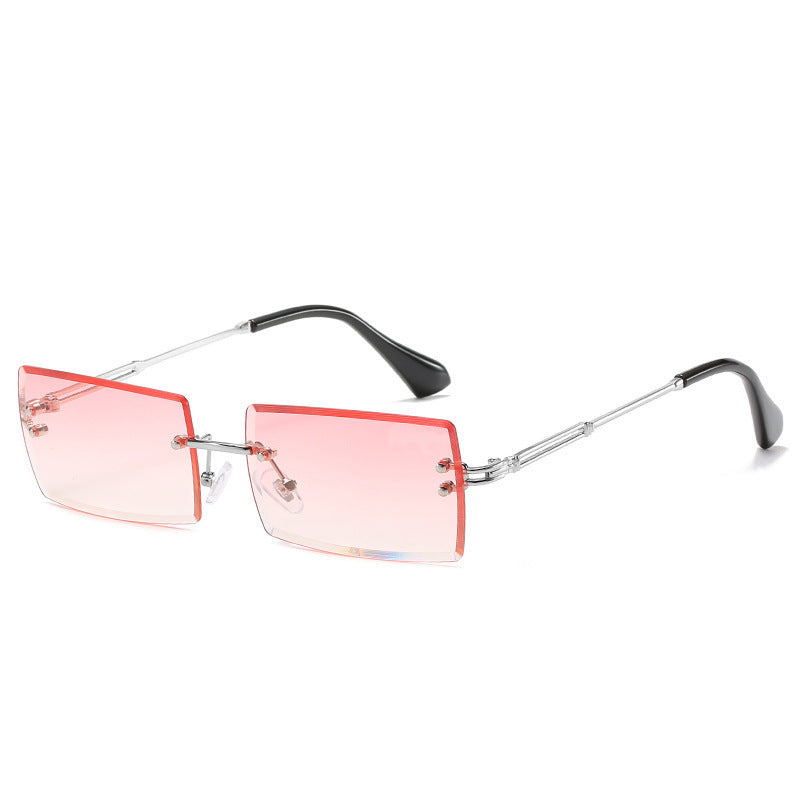 Lunettes Rectangle Sans Cadre Femme Alliage 56g - SADJÉ