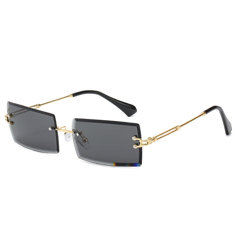 Lunettes Rectangle Sans Cadre Femme Alliage 56g - SADJÉ