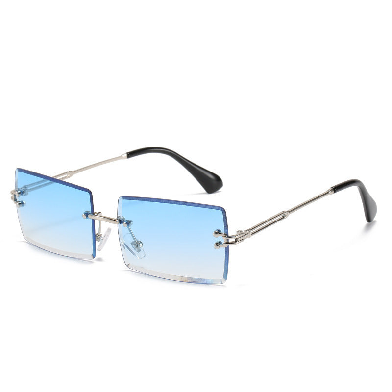 Lunettes Rectangle Sans Cadre Femme Alliage 56g - SADJÉ