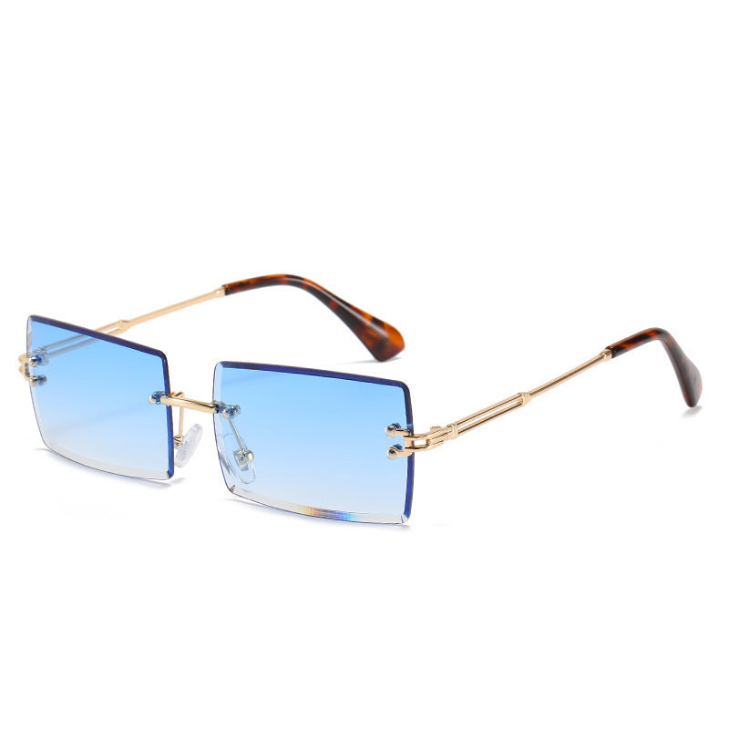 Lunettes Rectangle Sans Cadre Femme Alliage 56g - SADJÉ