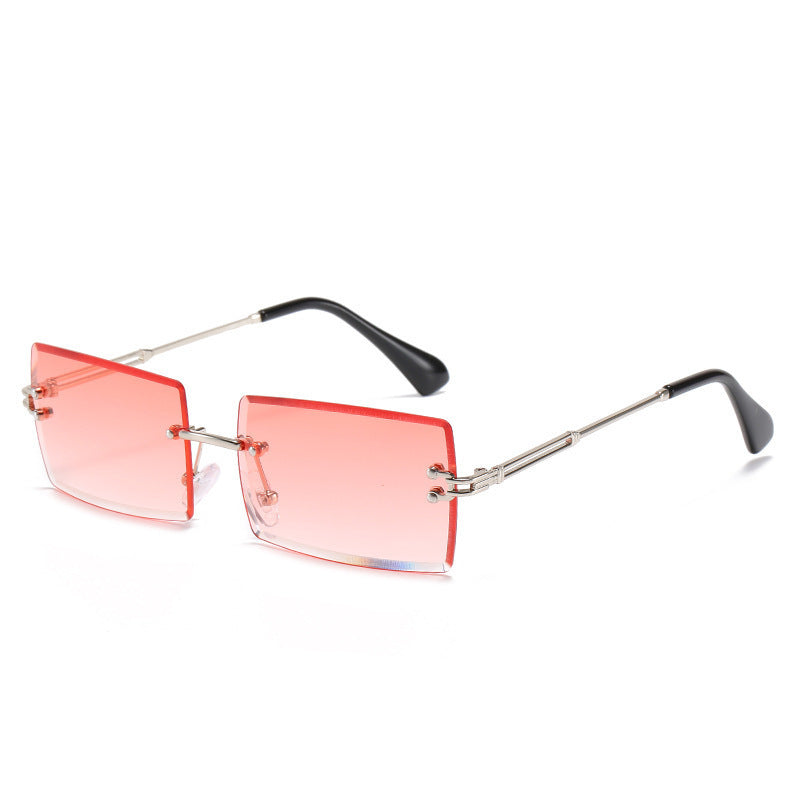 Lunettes Rectangle Sans Cadre Femme Alliage 56g - SADJÉ