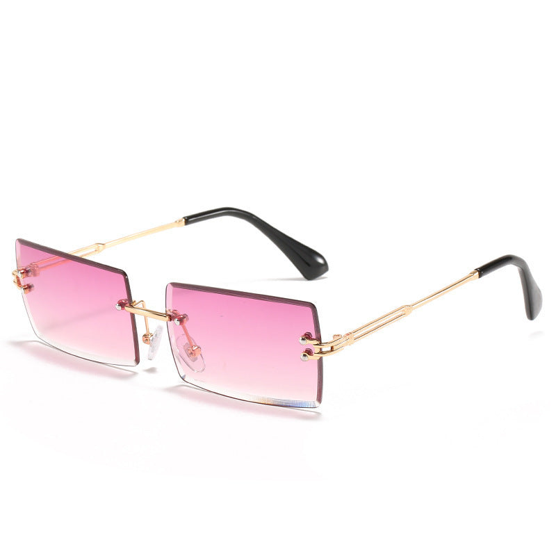 Lunettes Rectangle Sans Cadre Femme Alliage 56g - SADJÉ
