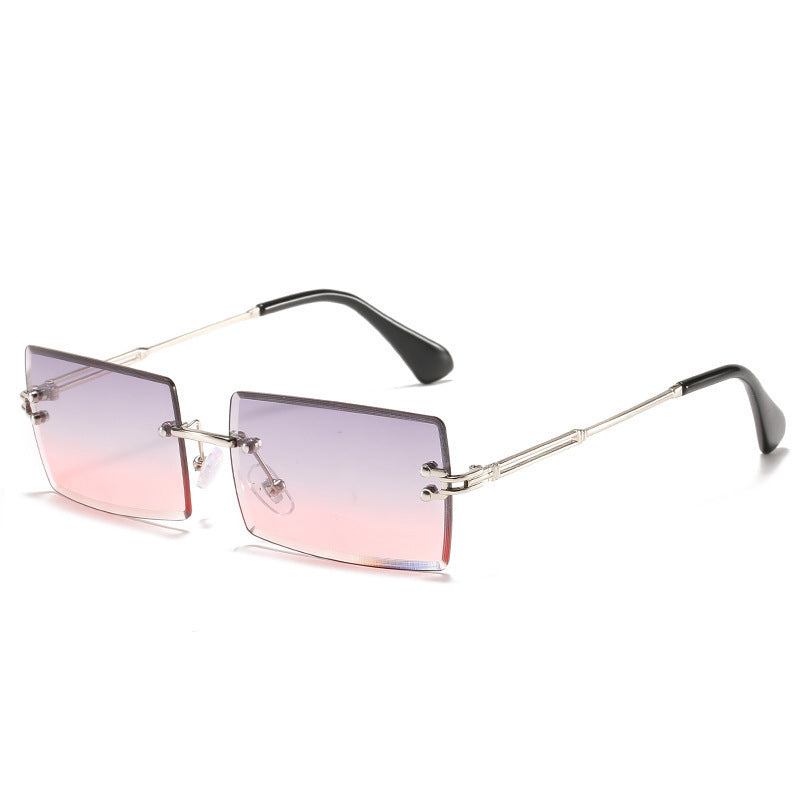 Lunettes Rectangle Sans Cadre Femme Alliage 56g - SADJÉ