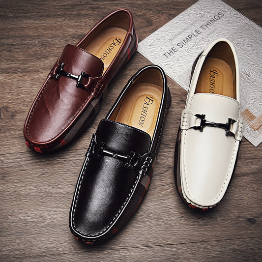 Chaussures Cuir Homme Casual - Grande Taille Semelle Souple Confort - SADJÉ