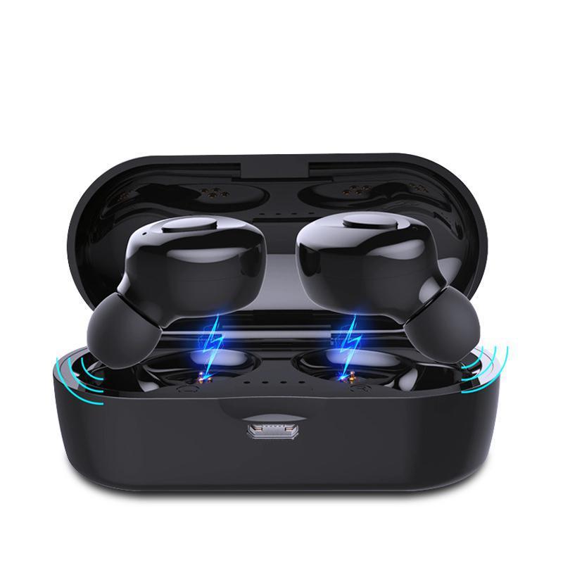 Écouteurs Sport Sans Fil Bluetooth 5.0 - Étanches Stéréo avec Boîtier de Charge - SADJÉ