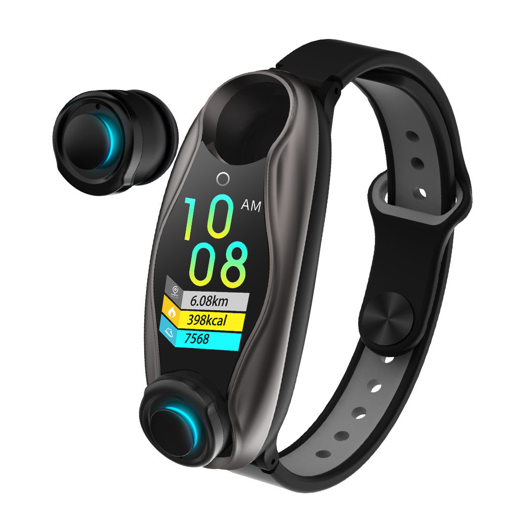 Bracelet Connecté Bluetooth avec Écouteur Intégré - Smartwatch 2-en-1 - SADJÉ
