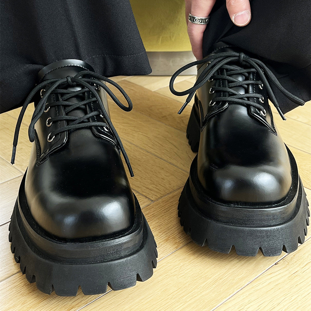 Chaussures Cuir Homme Casual - Baskets Basses Polyvalentes Mode Élégantes - SADJÉ