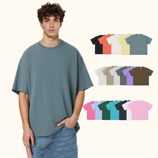 T-shirt Homme Oversize Loose Fit - Style Américain Casual Décontracté - SADJÉ