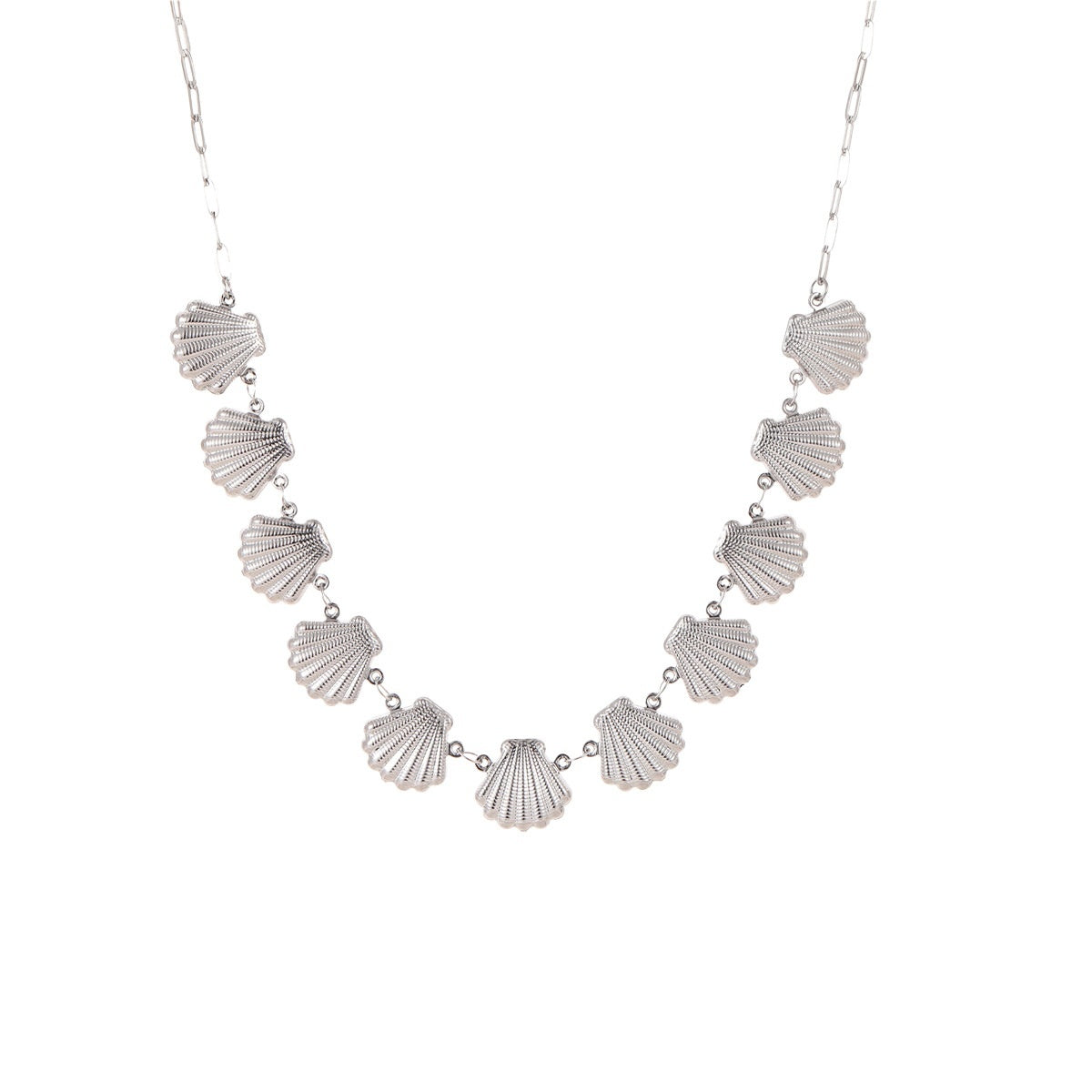 Collier Pendentifs Marins – Étoile de Mer et Coquillages Acier Inoxydable - SADJÉ