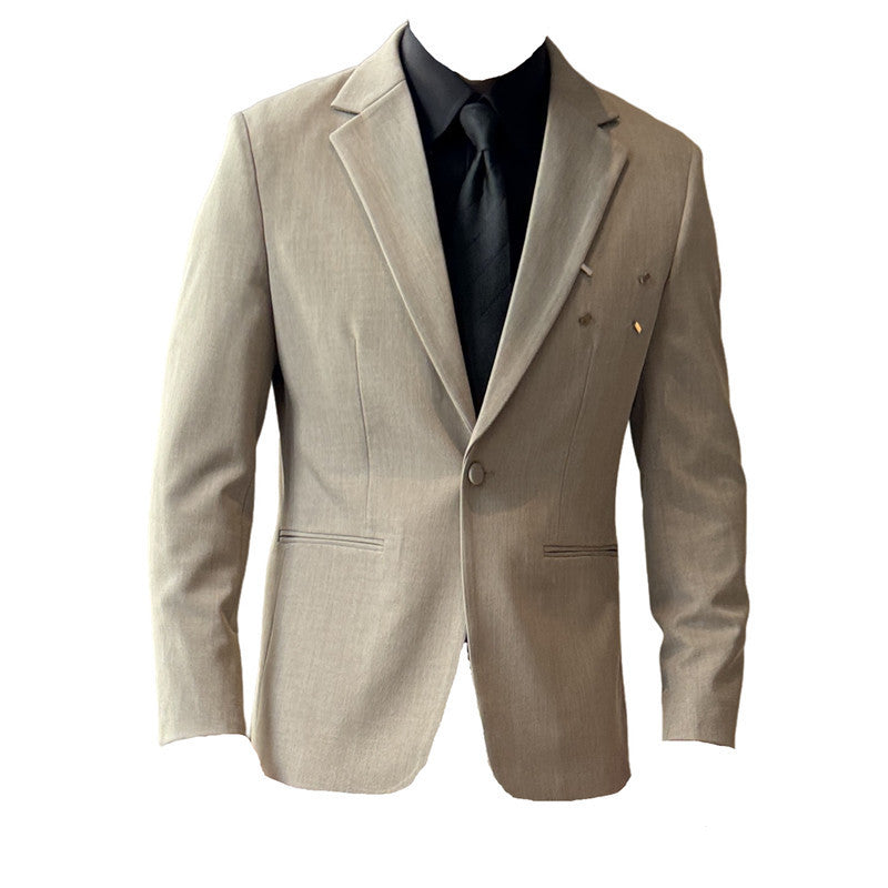 Costume Homme 2 Pièces Slim Fit - Veste Casual Un Bouton - SADJÉ