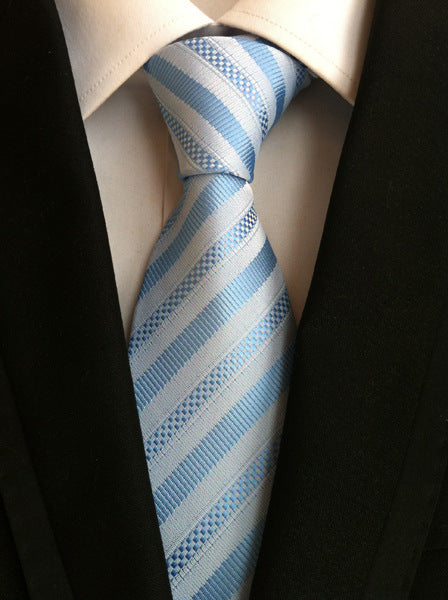 Cravate Homme Business Formelle Rayée - Polyester 146cm Élégante - SADJÉ