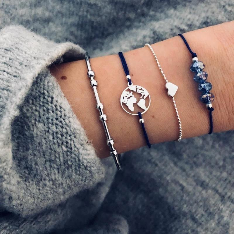 Ensemble Bracelets Bohèmes – Perles Naturelles Vintage - SADJÉ