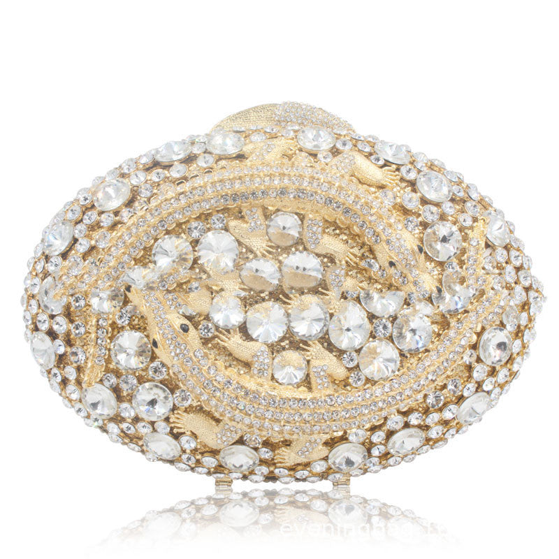 Clutch Sac à Main de Soirée Strass - Pochette Bijoux Femme - SADJÉ