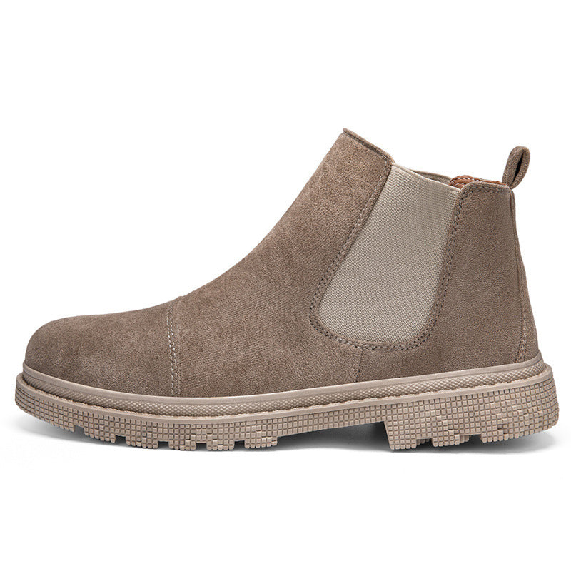 Boots Homme Slip-On Rétro - Bottines Sans Lacets Style Vintage - SADJÉ