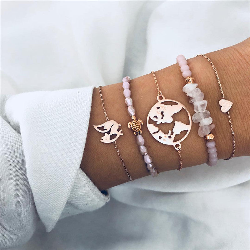 Ensemble Bracelets Bohèmes – Perles Naturelles Vintage - SADJÉ