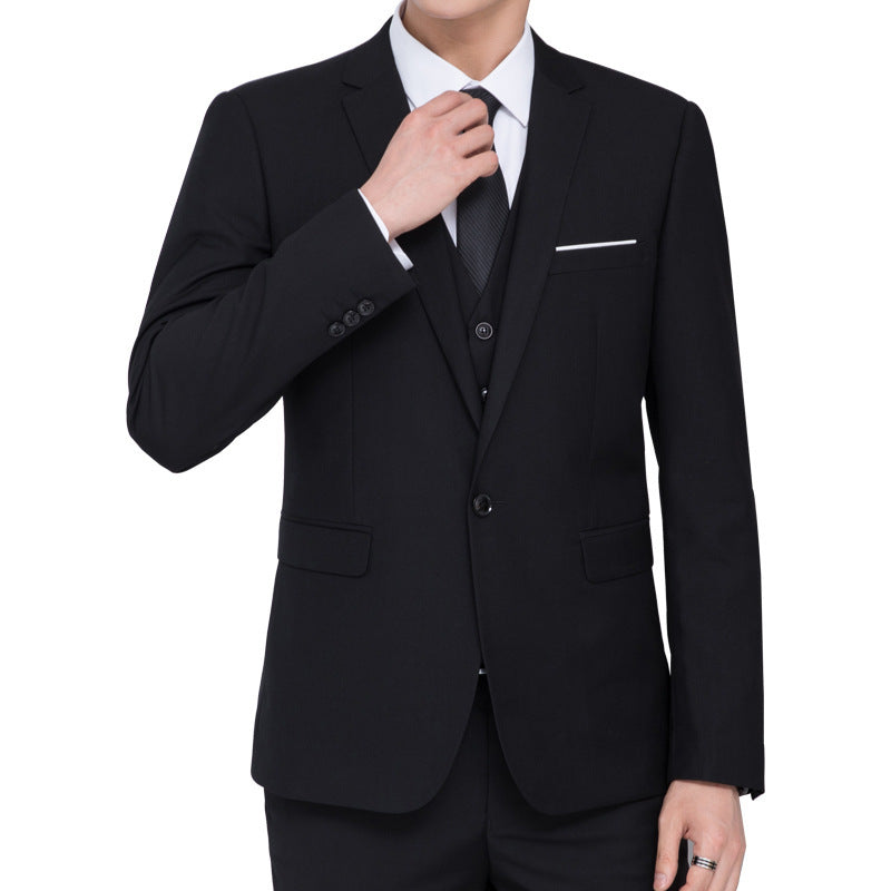 Veste Homme Blazer 1 Bouton - Costume Business Style Coréen - SADJÉ