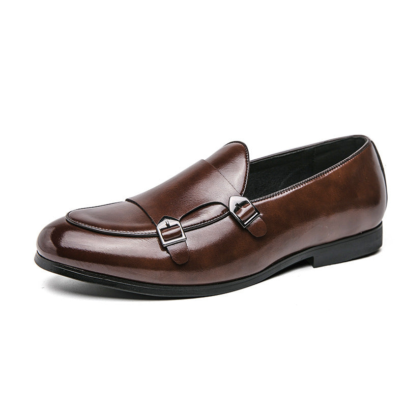 Chaussures Homme Cuir Double Boucle - Style Automne Élégant - SADJÉ