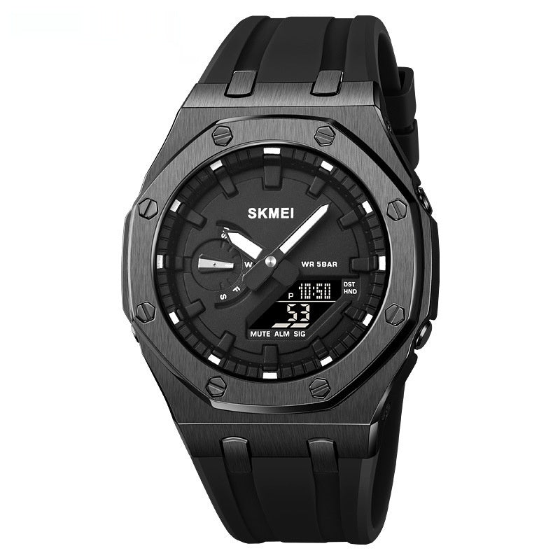 Montre Sport Électronique Étanche 100g - LED Lumineuse Multifonction 5 Alarmes SADJÉ - SADJÉ
