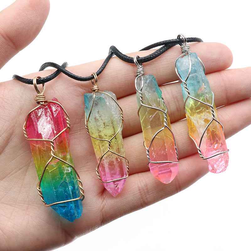 Collier Pendentif Arbre de Vie – Cristal Chaîne Ajustable - SADJÉ