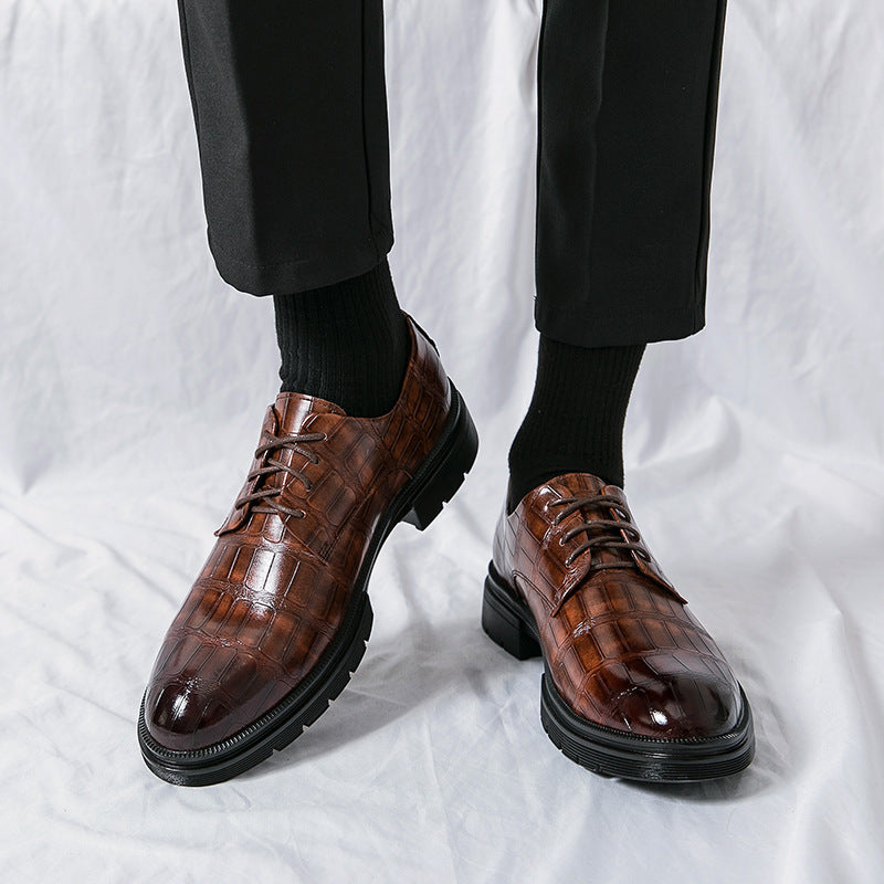 Mocassins Homme Cuir à Pompons - Chaussures Slip-On Respirantes Business Casual - SADJÉ