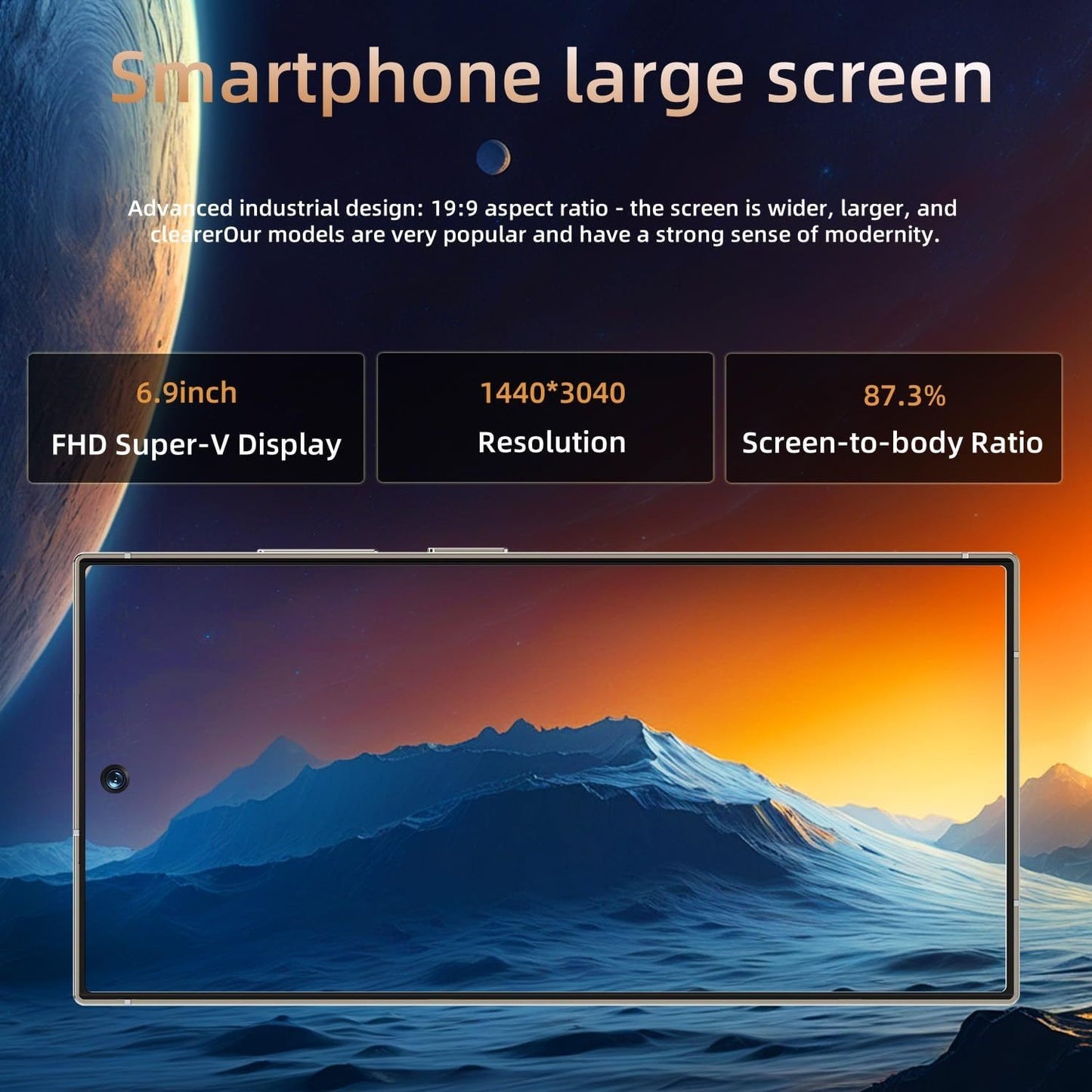 Smartphone S25 Ultra 5G Débloqué - Android 15.0 avec Stylet - SADJÉ