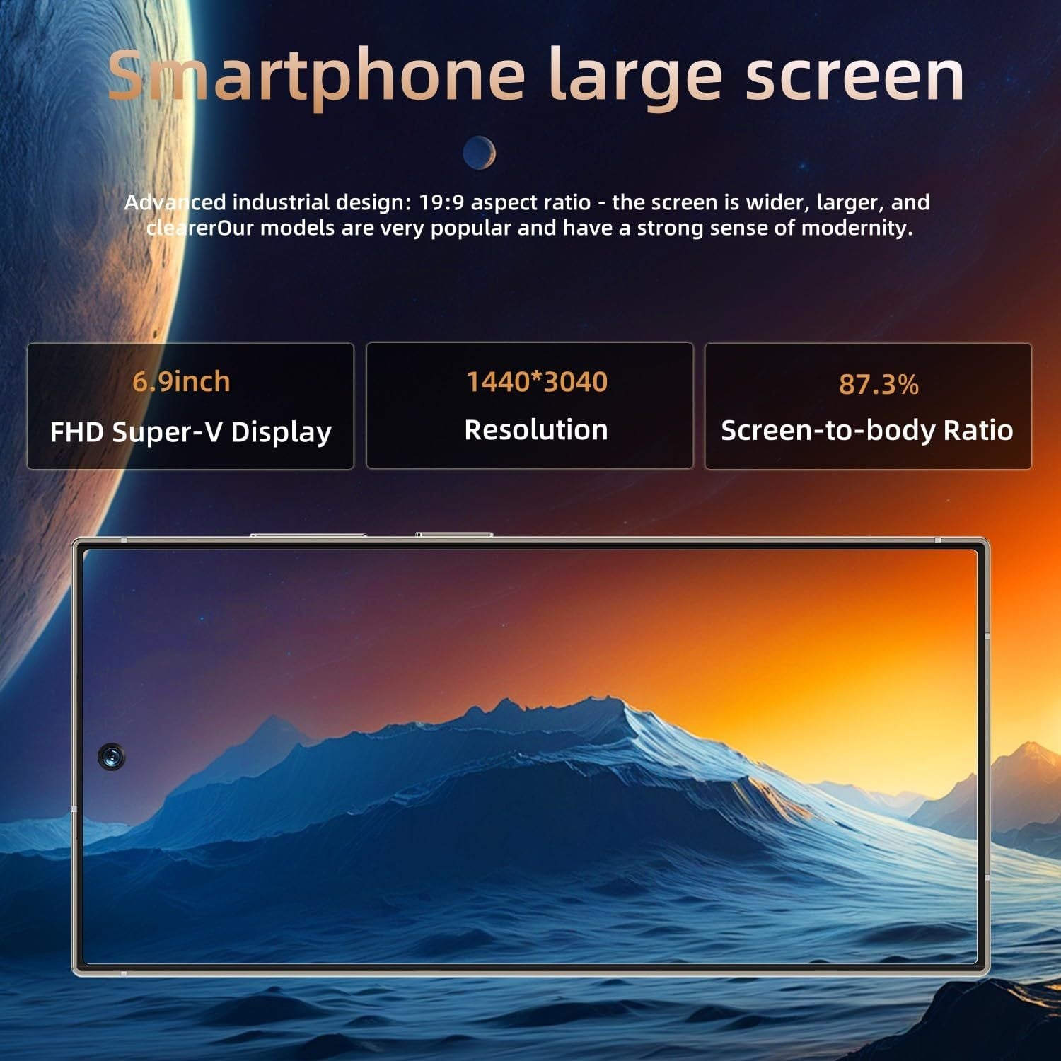 Smartphone S25 Ultra 5G Débloqué - Android 15.0 avec Stylet - SADJÉ