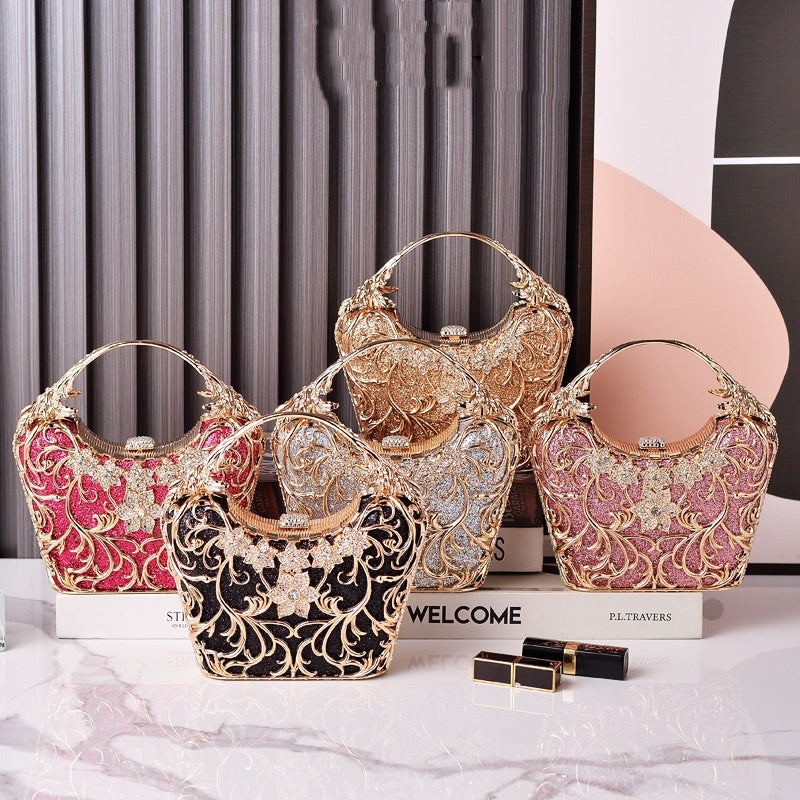 Pochette Soirée Ajourée Brillante - Sac Banquet 520g - SADJÉ