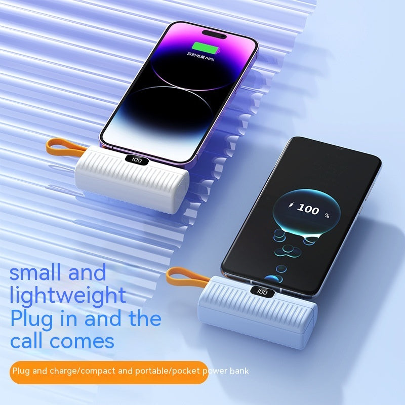 Batterie Externe Portable Capsule Compact - Power Bank Ultra-Léger - SADJÉ